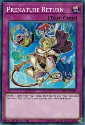 Premature Return (SDCL-EN035) - Structure Deck: Cyberse Link 1st Edition - Premium Yugioh Single from Konami - Just $0.25! Shop now at Game Crave Tournament Store