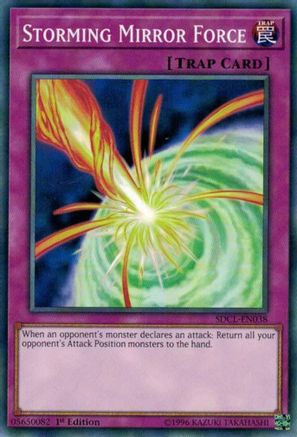 Storming Mirror Force (SDCL-EN038) - Structure Deck: Cyberse Link 1st Edition - Premium Yugioh Single from Konami - Just $0.26! Shop now at Game Crave Tournament Store