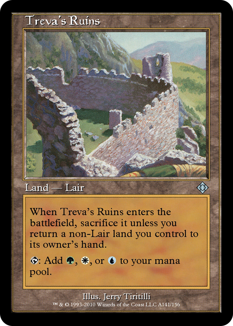 Treva's Ruins (TD0-A141) - Magic Online Theme Decks - Premium MTG Single from Wizards of the Coast - Just $0! Shop now at Game Crave Tournament Store