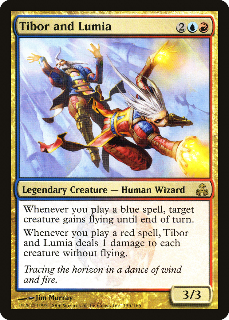 Tibor and Lumia (GPT-135) - Guildpact - Premium MTG Single from Wizards of the Coast - Just $0.08! Shop now at Game Crave Tournament Store