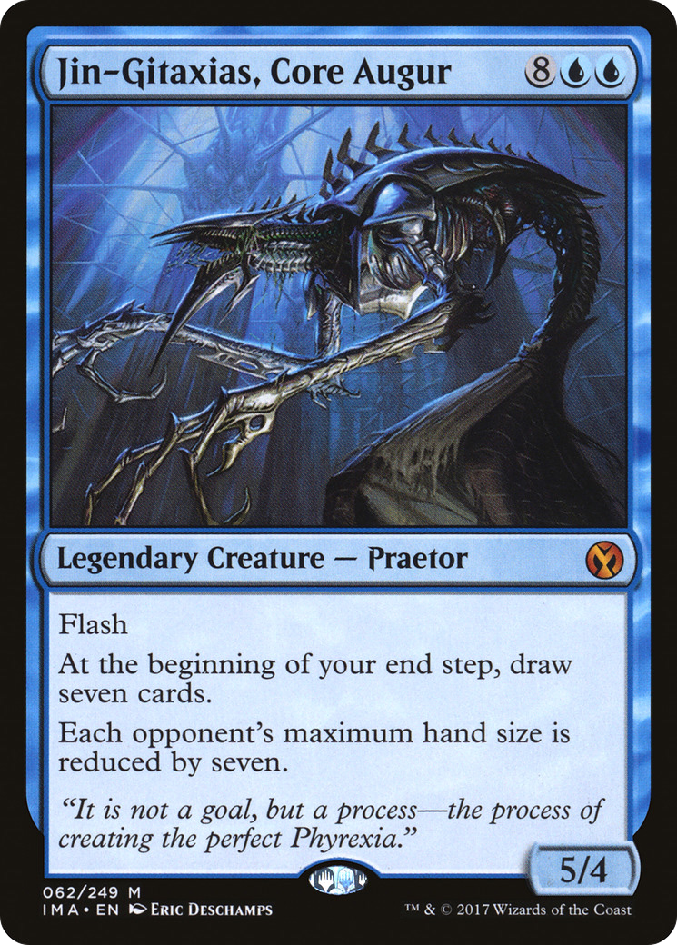 Jin-Gitaxias, Core Augur (IMA-062) - Iconic Masters - Premium MTG Single from Wizards of the Coast - Just $2.96! Shop now at Game Crave Tournament Store