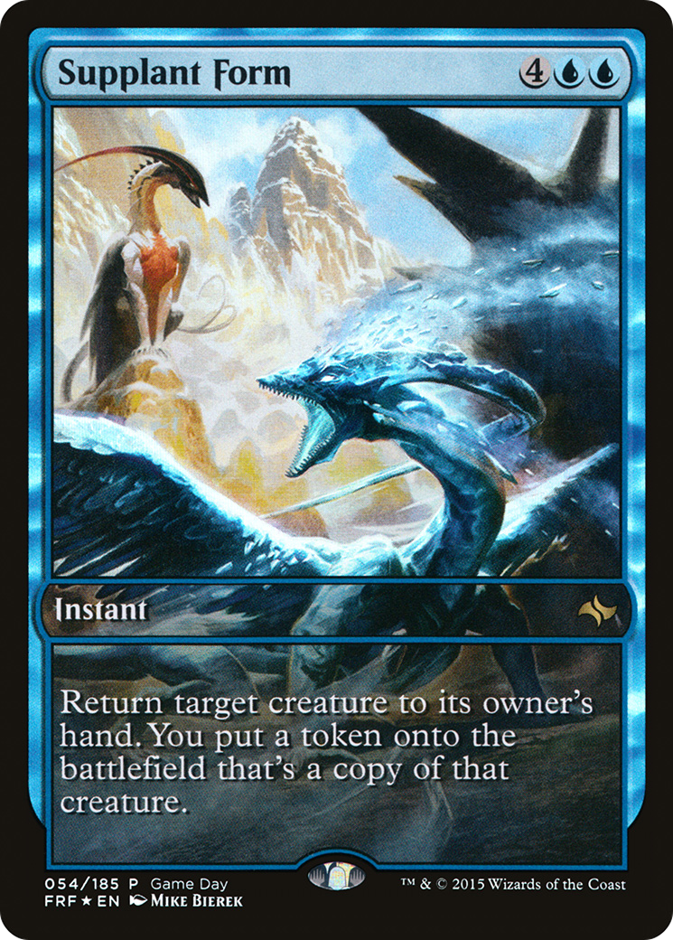 Supplant Form (PFRF-054) - Fate Reforged Promos Foil - Premium MTG Single from Wizards of the Coast - Just $2.26! Shop now at Game Crave Tournament Store