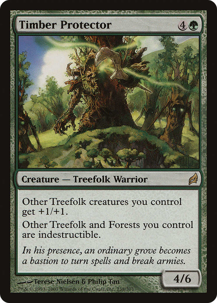 Timber Protector (LRW-238) - Lorwyn Foil - Premium MTG Single from Wizards of the Coast - Just $20.68! Shop now at Game Crave Tournament Store