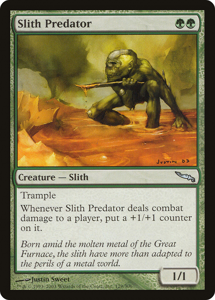 Slith Predator (MRD-129) - Mirrodin Foil - Premium MTG Single from Wizards of the Coast - Just $0.11! Shop now at Game Crave Tournament Store