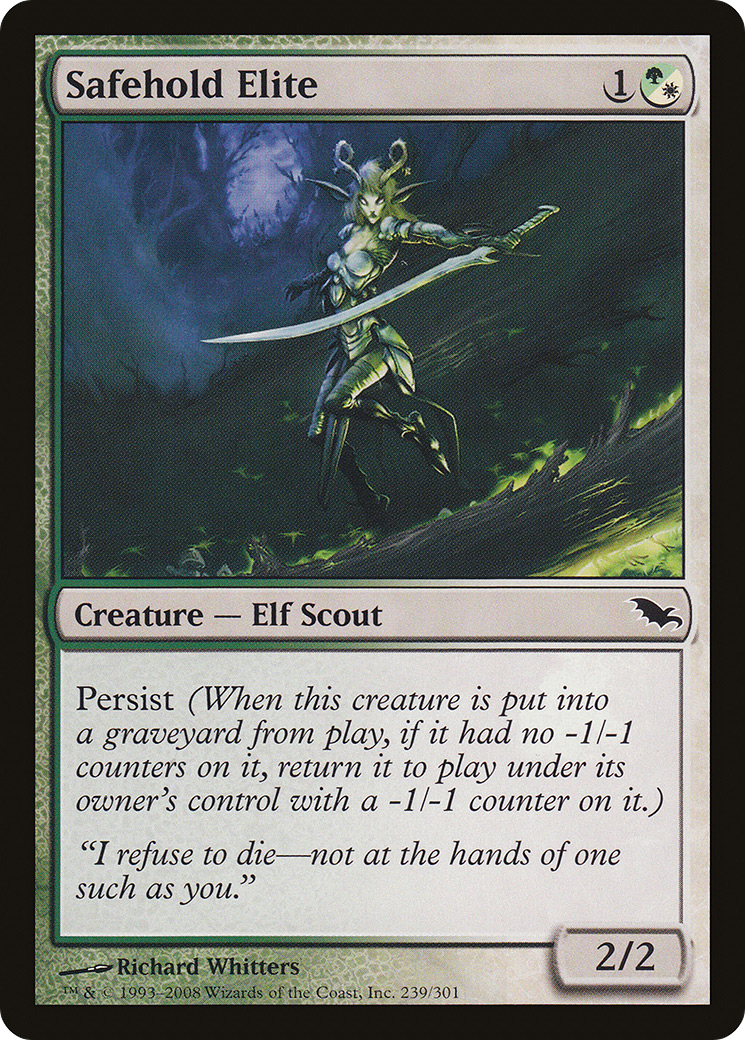 Safehold Elite (SHM-239) - Shadowmoor - Premium MTG Single from Wizards of the Coast - Just $0.08! Shop now at Game Crave Tournament Store