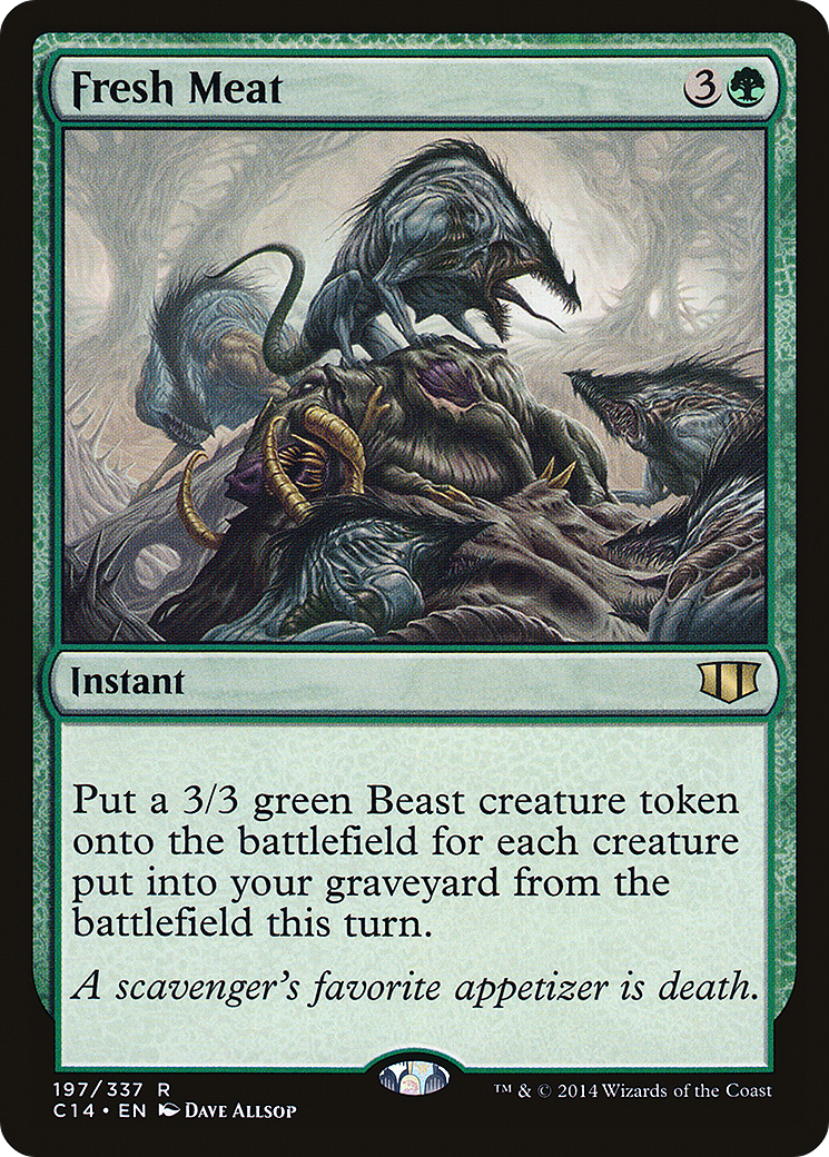 Fresh Meat (C14-197) - Commander 2014 - Premium MTG Single from Wizards of the Coast - Just $0.08! Shop now at Game Crave Tournament Store