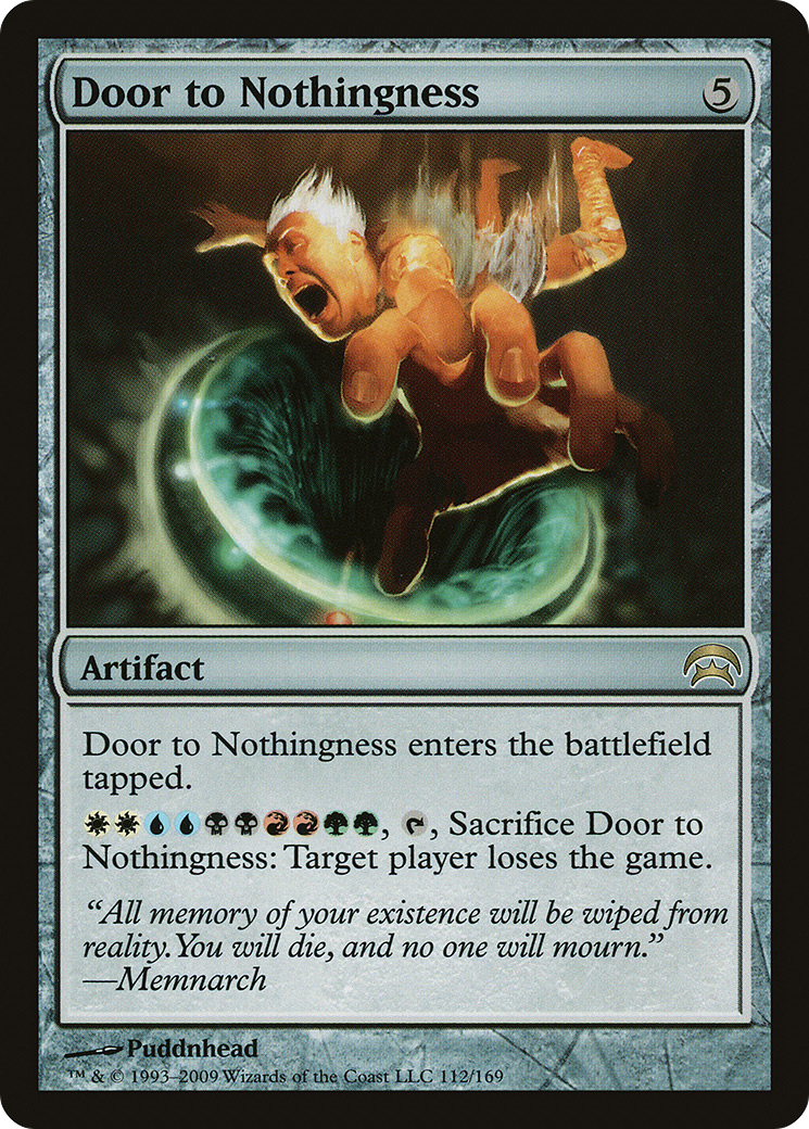 Door to Nothingness (HOP-112) - Planechase - Premium MTG Single from Wizards of the Coast - Just $0.52! Shop now at Game Crave Tournament Store