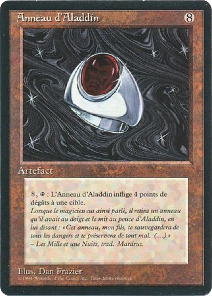 Aladdin's Ring (FBB-232) - Foreign Black Border - Premium MTG Single from Wizards of the Coast - Just $1.44! Shop now at Game Crave Tournament Store