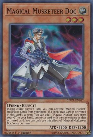 Magical Musketeer Doc (SPWA-EN017) - Spirit Warriors 1st Edition - Premium Yugioh Single from Konami - Just $0.78! Shop now at Game Crave Tournament Store