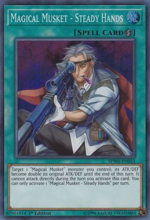Magical Musket - Steady Hands (SPWA-EN023) - Spirit Warriors 1st Edition - Premium Yugioh Single from Konami - Just $0.18! Shop now at Game Crave Tournament Store