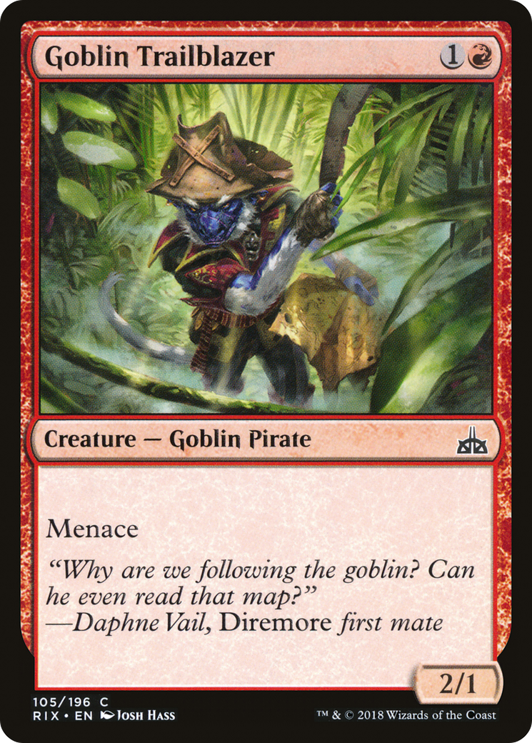 Goblin Trailblazer (RIX-105) - Rivals of Ixalan - Premium MTG Single from Wizards of the Coast - Just $0.08! Shop now at Game Crave Tournament Store