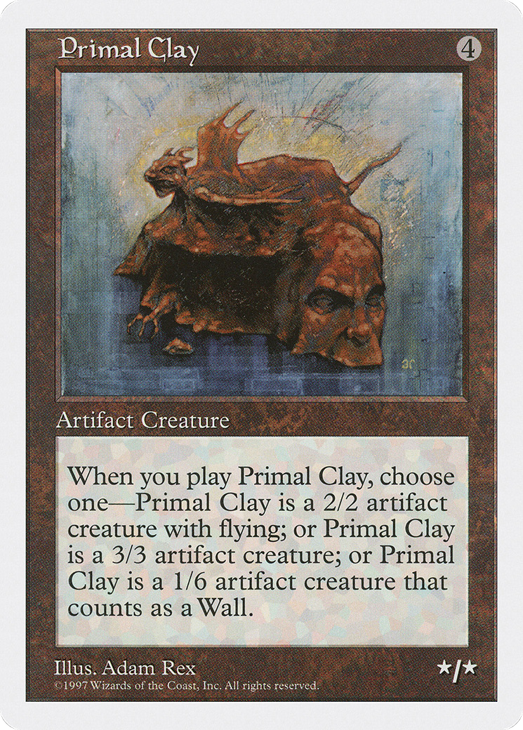 Primal Clay (5ED-395) - Fifth Edition - Premium MTG Single from Wizards of the Coast - Just $0.08! Shop now at Game Crave Tournament Store
