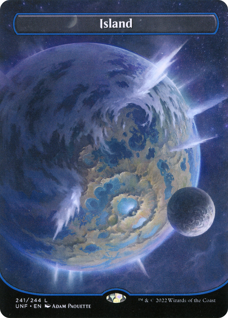 Island (UNF-241) - Unfinity (Borderless) Foil - Premium MTG Single from Wizards of the Coast - Just $1.01! Shop now at Game Crave Tournament Store
