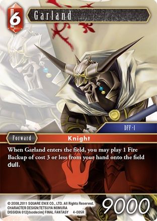 Garland (OPUS IV) Foil - Premium Final Fantasy Single from Opus IV - Just $0.08! Shop now at Game Crave Tournament Store