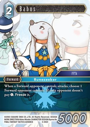 Babus (OPUS IV) Foil - Premium Final Fantasy Single from Opus IV - Just $0.11! Shop now at Game Crave Tournament Store