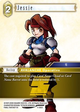 Jessie (OPUS IV) Foil - Premium Final Fantasy Single from Opus IV - Just $0.53! Shop now at Game Crave Tournament Store