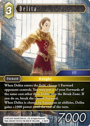Delita (OPUS IV) Foil - Premium Final Fantasy Single from Opus IV - Just $0.14! Shop now at Game Crave Tournament Store