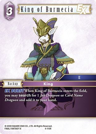 King of Burmecia EX (OPUS IV) Foil - Premium Final Fantasy Single from Opus IV - Just $0.63! Shop now at Game Crave Tournament Store
