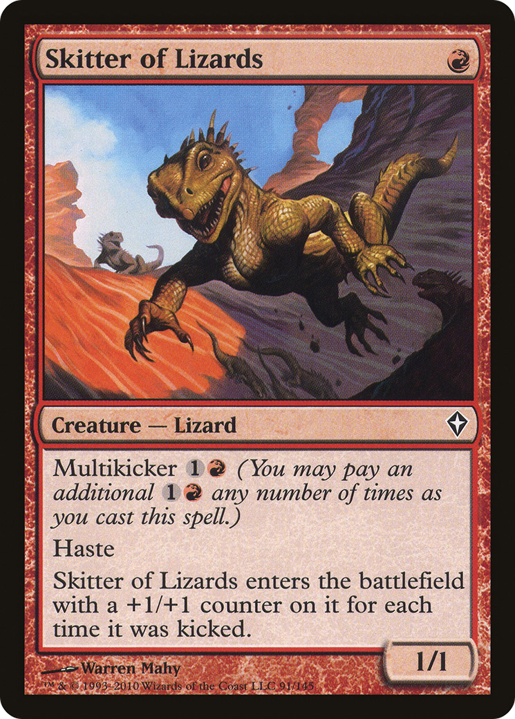 Skitter of Lizards (WWK-091) - Worldwake - Premium MTG Single from Wizards of the Coast - Just $0.25! Shop now at Game Crave Tournament Store