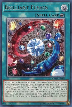 Brilliant Fusion (OP06-EN002) - OTS Tournament Pack 6 Unlimited - Premium Yugioh Single from Konami - Just $17.78! Shop now at Game Crave Tournament Store