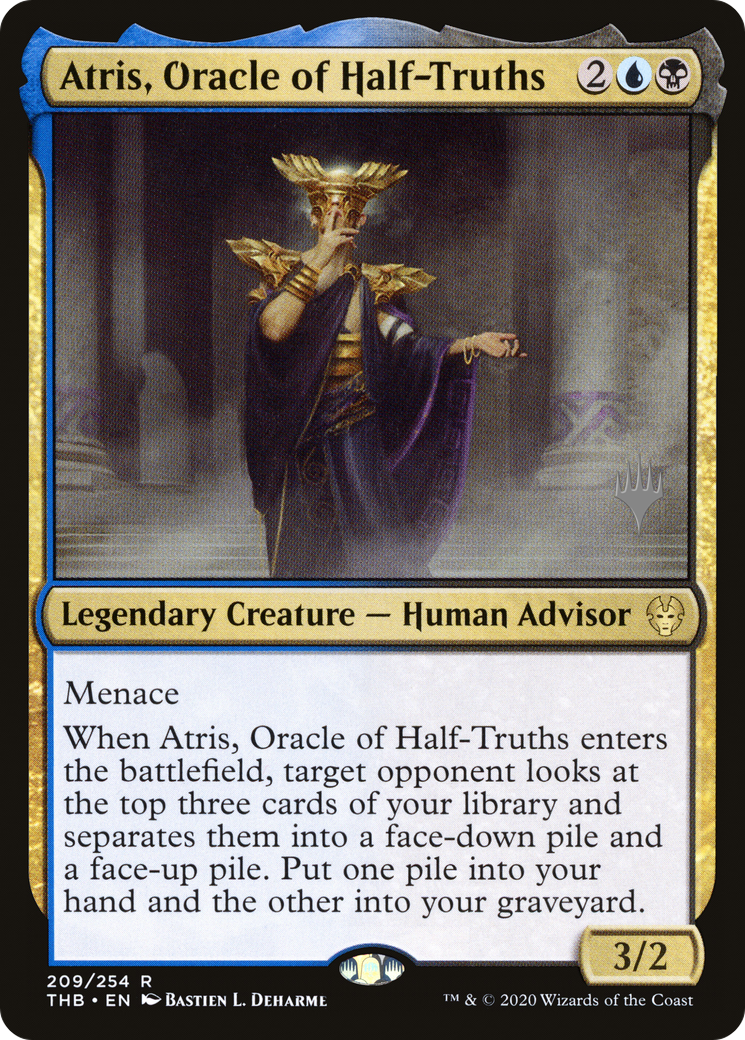 Atris, Oracle of Half-Truths (PTHB-209P) - Theros Beyond Death Promos - Premium MTG Single from Wizards of the Coast - Just $0.25! Shop now at Game Crave Tournament Store
