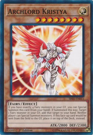 Archlord Kristya (SR05-EN011) - Structure Deck: Wave of Light 1st Edition - Premium Yugioh Single from Konami - Just $0.40! Shop now at Game Crave Tournament Store