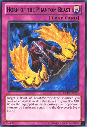 Horn of the Phantom Beast (Green) (DL15-EN020) - Duelist League Promo Unlimited - Premium Yugioh Single from Konami - Just $1.30! Shop now at Game Crave Tournament Store