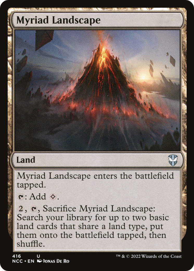 Myriad Landscape (NCC-416) - New Capenna Commander - Premium MTG Single from Wizards of the Coast - Just $0.08! Shop now at Game Crave Tournament Store