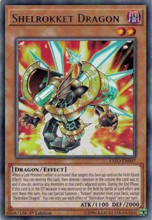 Shelrokket Dragon (EXFO-EN007) - Extreme Force 1st Edition - Premium Yugioh Single from Konami - Just $0.25! Shop now at Game Crave Tournament Store
