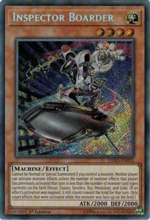 Inspector Boarder (EXFO-EN035) - Extreme Force Unlimited - Premium Yugioh Single from Konami - Just $0.66! Shop now at Game Crave Tournament Store