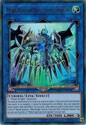 Mekk-Knight Spectrum Supreme (EXFO-EN047) - Extreme Force Unlimited - Premium Yugioh Single from Konami - Just $0.38! Shop now at Game Crave Tournament Store