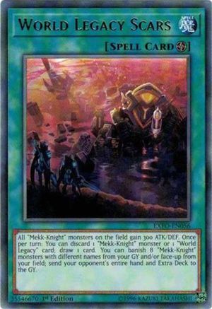 World Legacy Scars (EXFO-EN056) - Extreme Force 1st Edition - Premium Yugioh Single from Konami - Just $0.25! Shop now at Game Crave Tournament Store