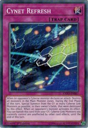 Cynet Refresh (EXFO-EN067) - Extreme Force 1st Edition - Premium Yugioh Single from Konami - Just $0.25! Shop now at Game Crave Tournament Store