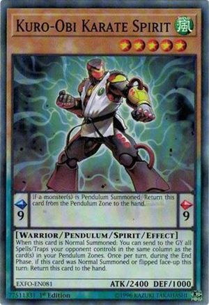 Kuro-Obi Karate Spirit (EXFO-EN081) - Extreme Force 1st Edition - Premium Yugioh Single from Konami - Just $0.25! Shop now at Game Crave Tournament Store