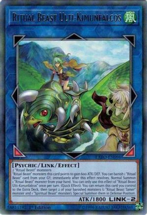 Ritual Beast Ulti-Kimunfalcos (EXFO-EN096) - Extreme Force 1st Edition - Premium Yugioh Single from Konami - Just $0.30! Shop now at Game Crave Tournament Store