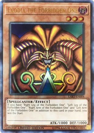Exodia the Forbidden One (LART-EN004) - The Lost Art Promotion Limited - Premium Yugioh Single from Konami - Just $20.39! Shop now at Game Crave Tournament Store