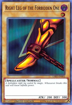 Right Leg of the Forbidden One (LART-EN002) - The Lost Art Promotion Limited - Premium Yugioh Single from Konami - Just $21.22! Shop now at Game Crave Tournament Store