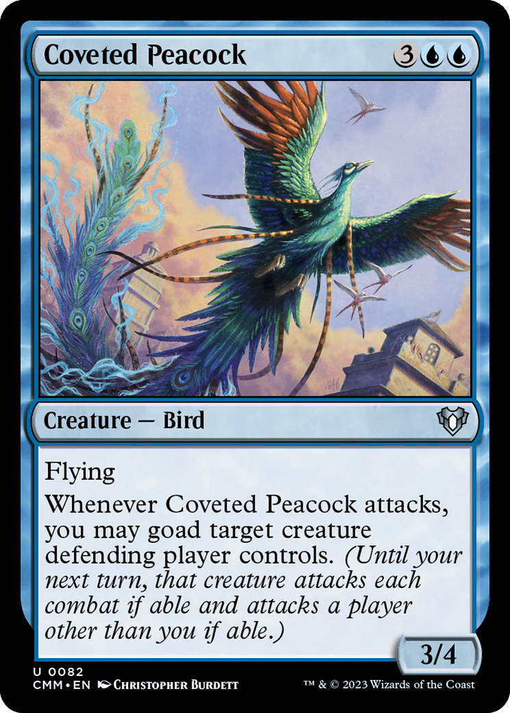 Coveted Peacock (CMM-082) - Commander Masters Foil - Premium MTG Single from Wizards of the Coast - Just $0.08! Shop now at Game Crave Tournament Store