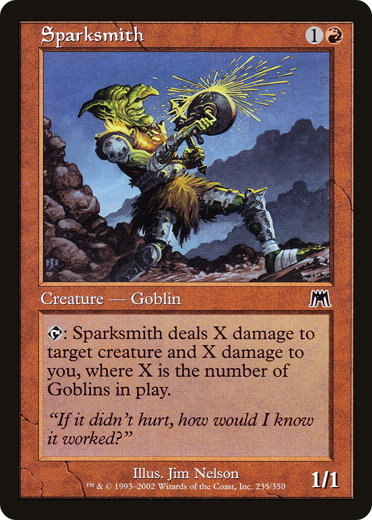 Sparksmith (ONS-235) - Onslaught - Premium MTG Single from Wizards of the Coast - Just $0.08! Shop now at Game Crave Tournament Store