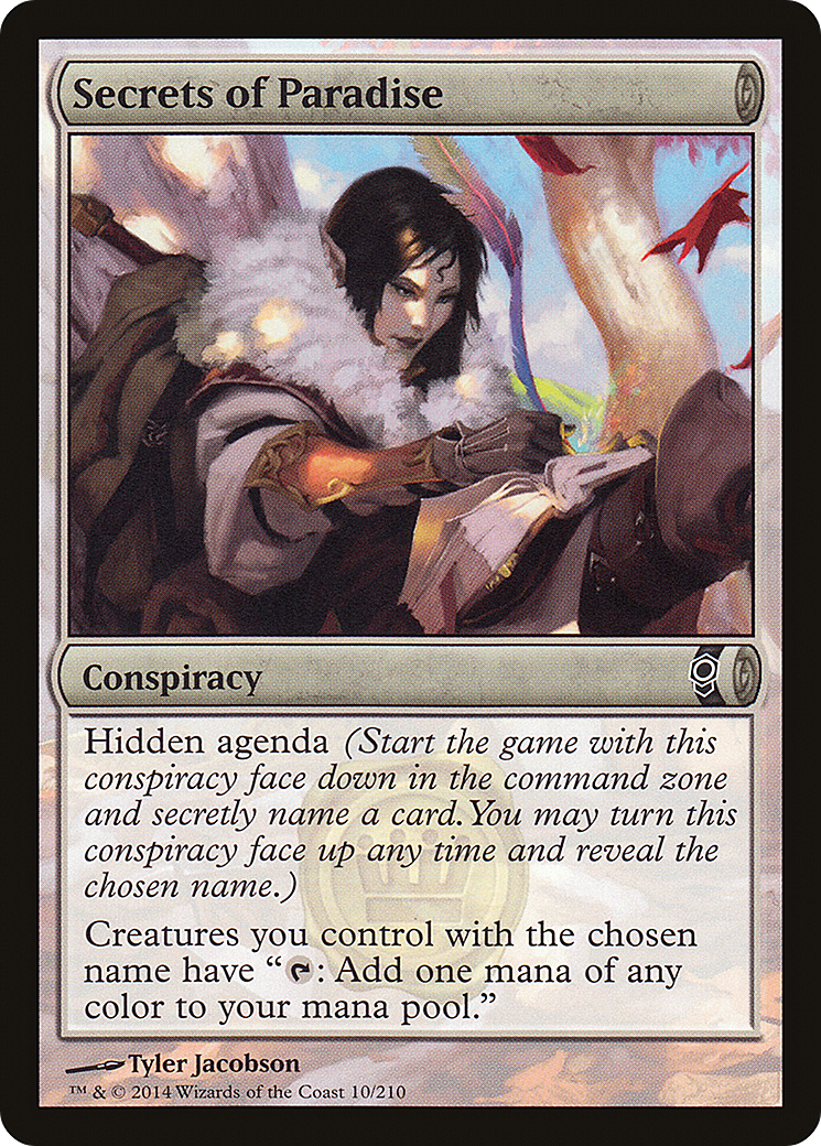 Secrets of Paradise (CNS-010) - Conspiracy Foil - Premium MTG Single from Wizards of the Coast - Just $0.11! Shop now at Game Crave Tournament Store