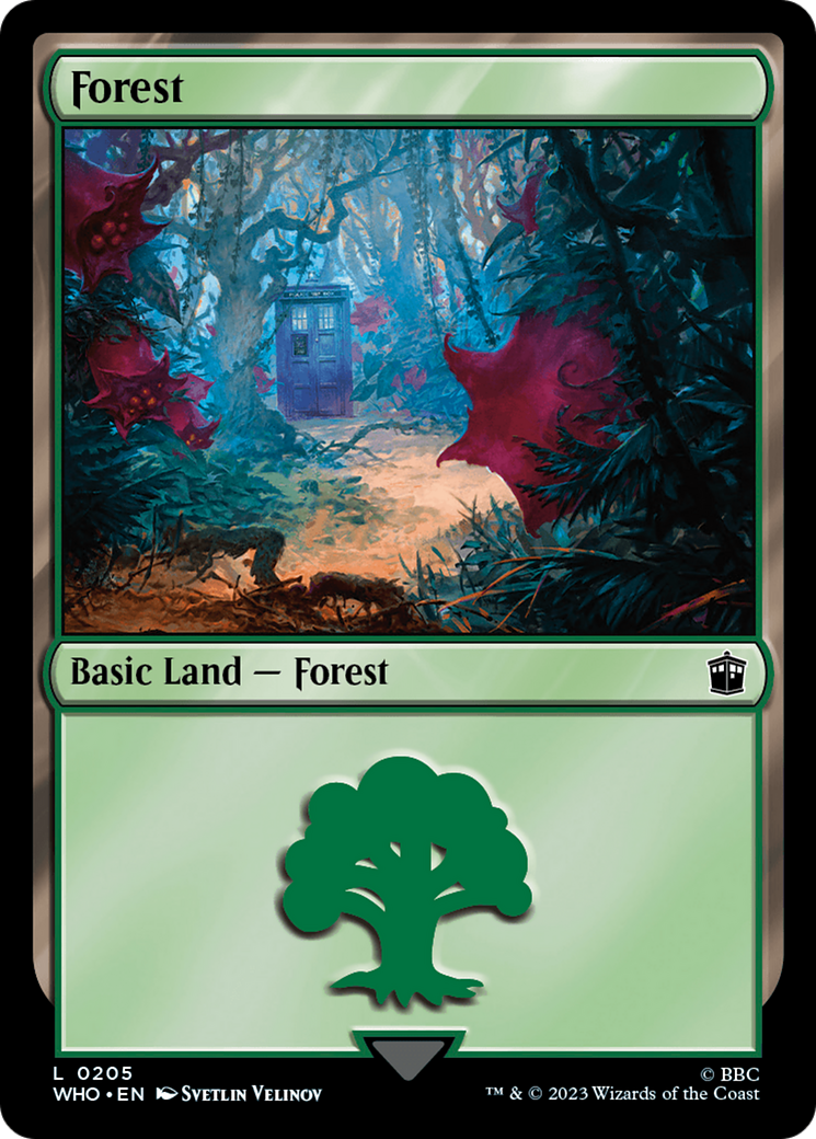 Forest (WHO-205) - Doctor Who - Premium MTG Single from Wizards of the Coast - Just $0.08! Shop now at Game Crave Tournament Store