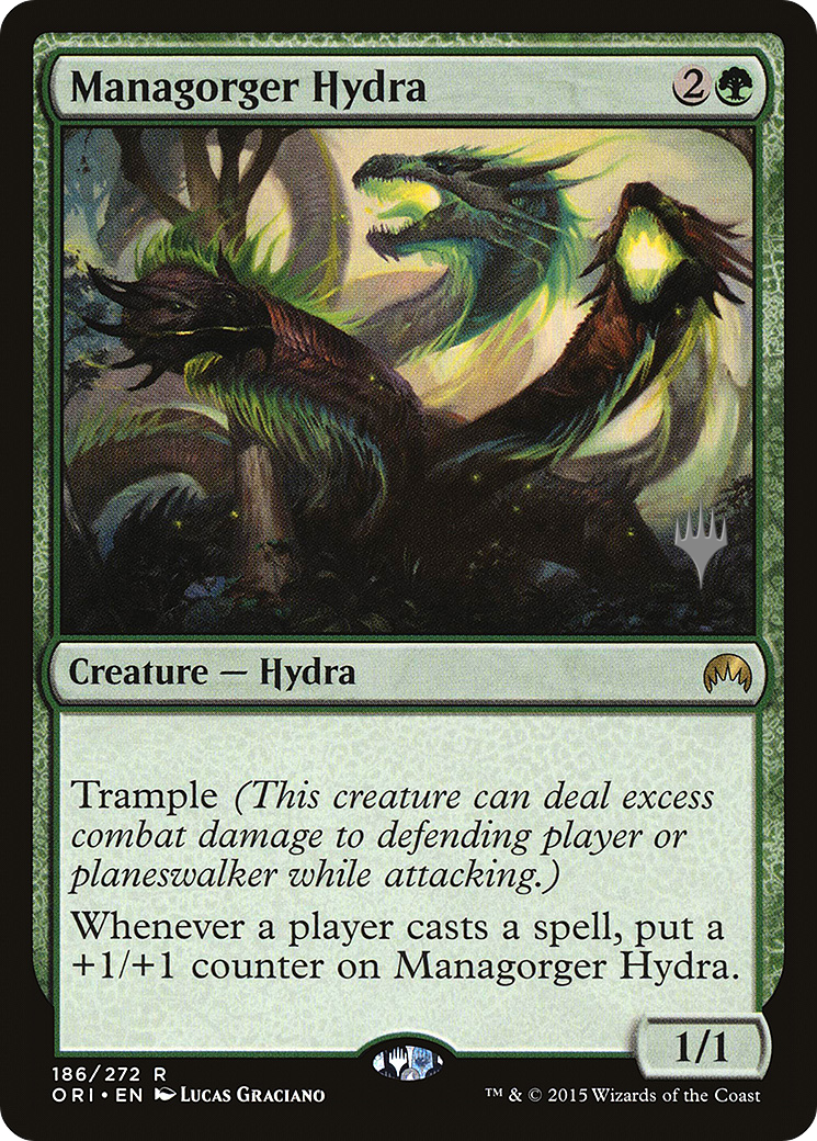 Managorger Hydra (PORI-186P) - Magic Origins Promos Foil - Premium MTG Single from Wizards of the Coast - Just $2.88! Shop now at Game Crave Tournament Store