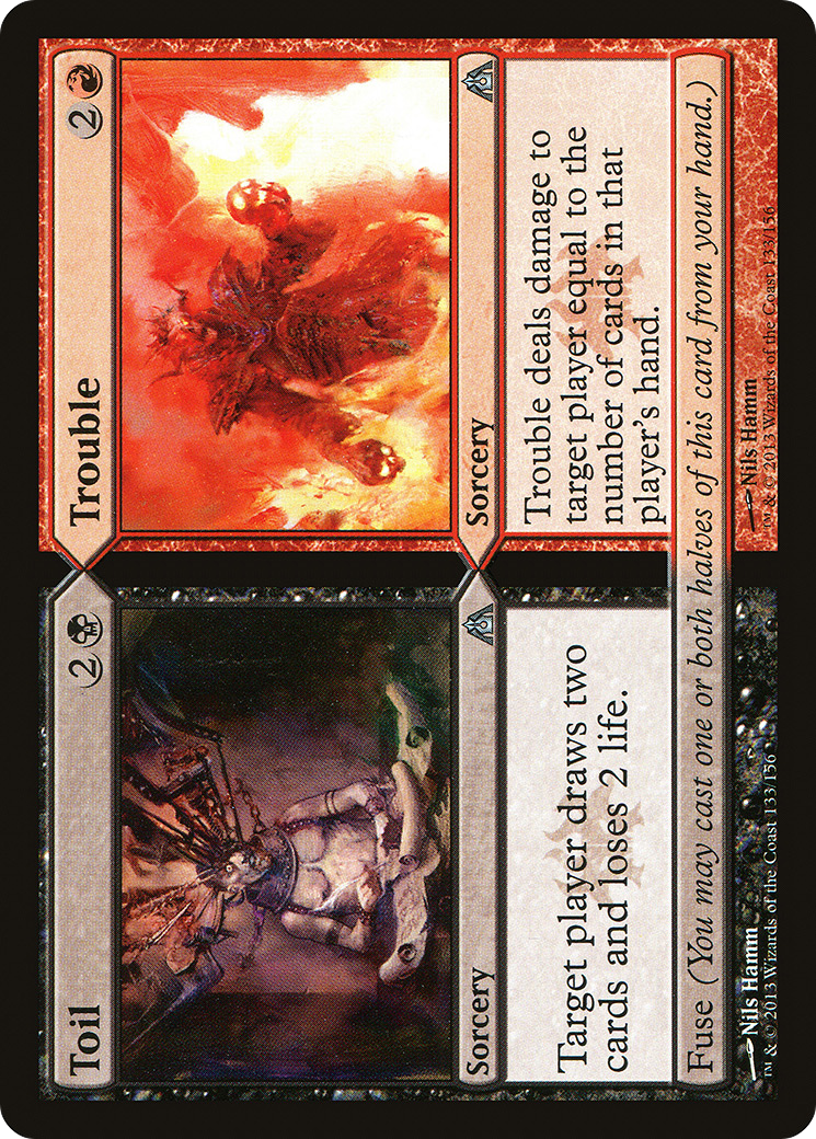 Toil // Trouble (DGM-133) - Dragon's Maze - Premium MTG Single from Wizards of the Coast - Just $0.25! Shop now at Game Crave Tournament Store