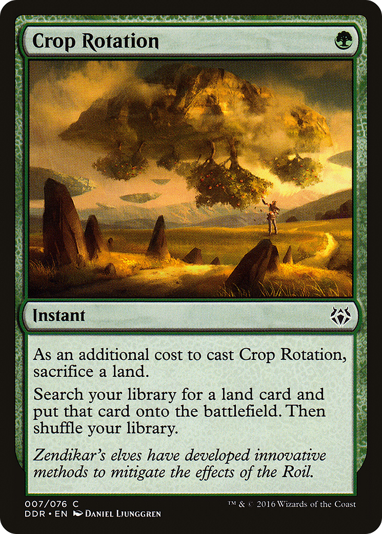 Crop Rotation (DDR-007) - Duel Decks: Nissa vs. Ob Nixilis - Premium MTG Single from Wizards of the Coast - Just $3.10! Shop now at Game Crave Tournament Store