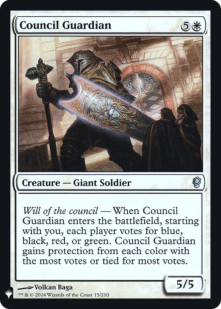 Council Guardian (FMB1-005) - Mystery Booster Retail Edition Foils Foil - Premium MTG Single from Wizards of the Coast - Just $0.25! Shop now at Game Crave Tournament Store