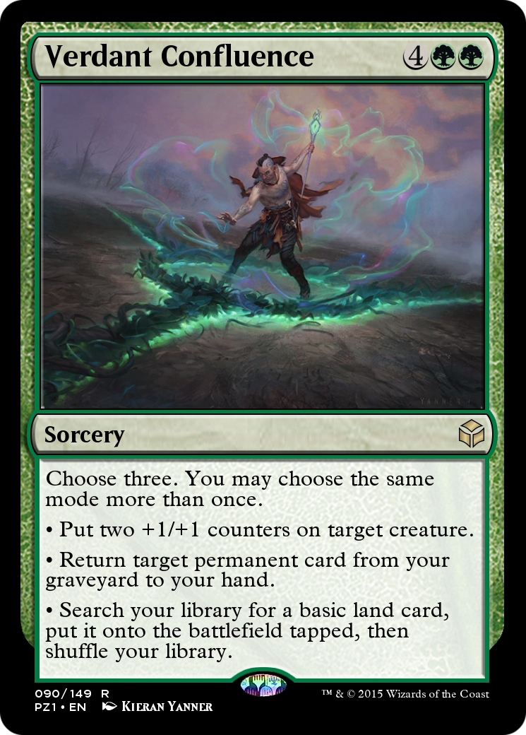 Verdant Confluence (PZ1-090) - Legendary Cube Prize Pack Foil - Premium MTG Single from Wizards of the Coast - Just $0! Shop now at Game Crave Tournament Store