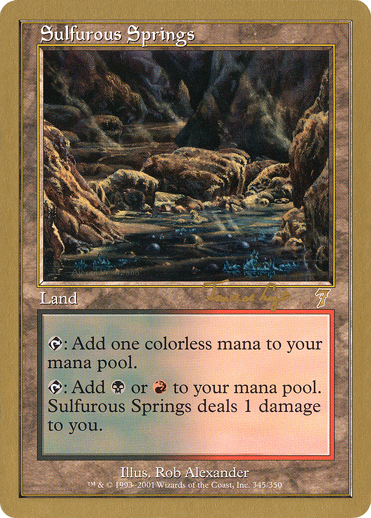Sulfurous Springs (WC01-TVDL345) - World Championship Decks 2001 - Premium MTG Single from Wizards of the Coast - Just $0.86! Shop now at Game Crave Tournament Store