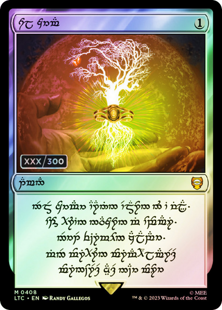 Sol Ring (LTC-408Z) - Tales of Middle-earth Commander Foil - Premium MTG Single from Wizards of the Coast - Just $1200! Shop now at Game Crave Tournament Store