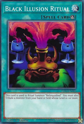 Black Illusion Ritual (LED2-EN006) - Legendary Duelists: Ancient Millennium 1st Edition - Premium Yugioh Single from Konami - Just $0.36! Shop now at Game Crave Tournament Store