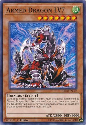 Armed Dragon LV7 (LED2-EN027) - Legendary Duelists: Ancient Millennium 1st Edition - Premium Yugioh Single from Konami - Just $0.34! Shop now at Game Crave Tournament Store